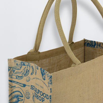 Lanza Jute Tote Bag